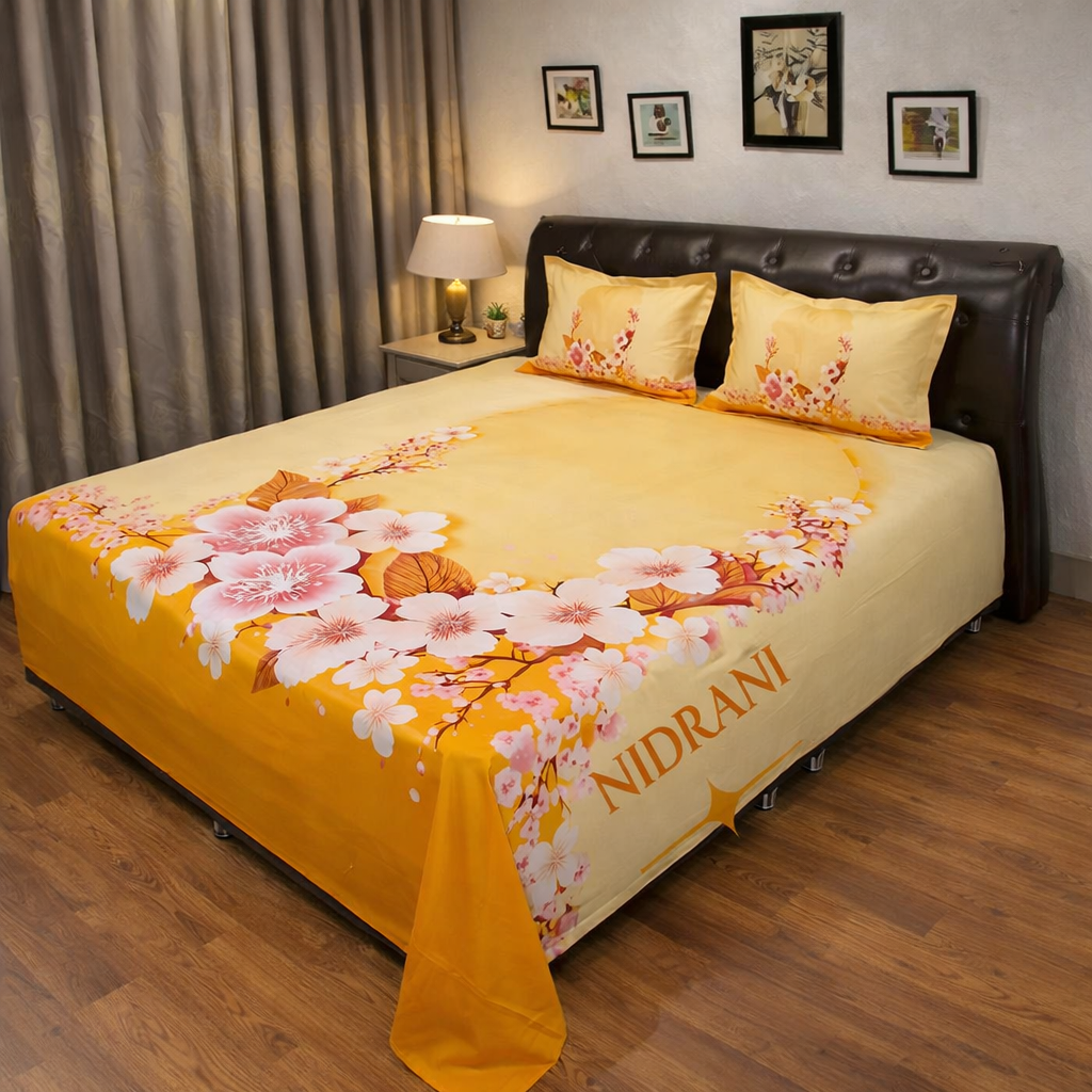 Nidrani Blossom Premium Bedsheet Set