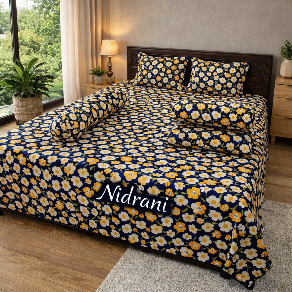 নিদ্রানী বনফুল টুয়িল বেডশিট