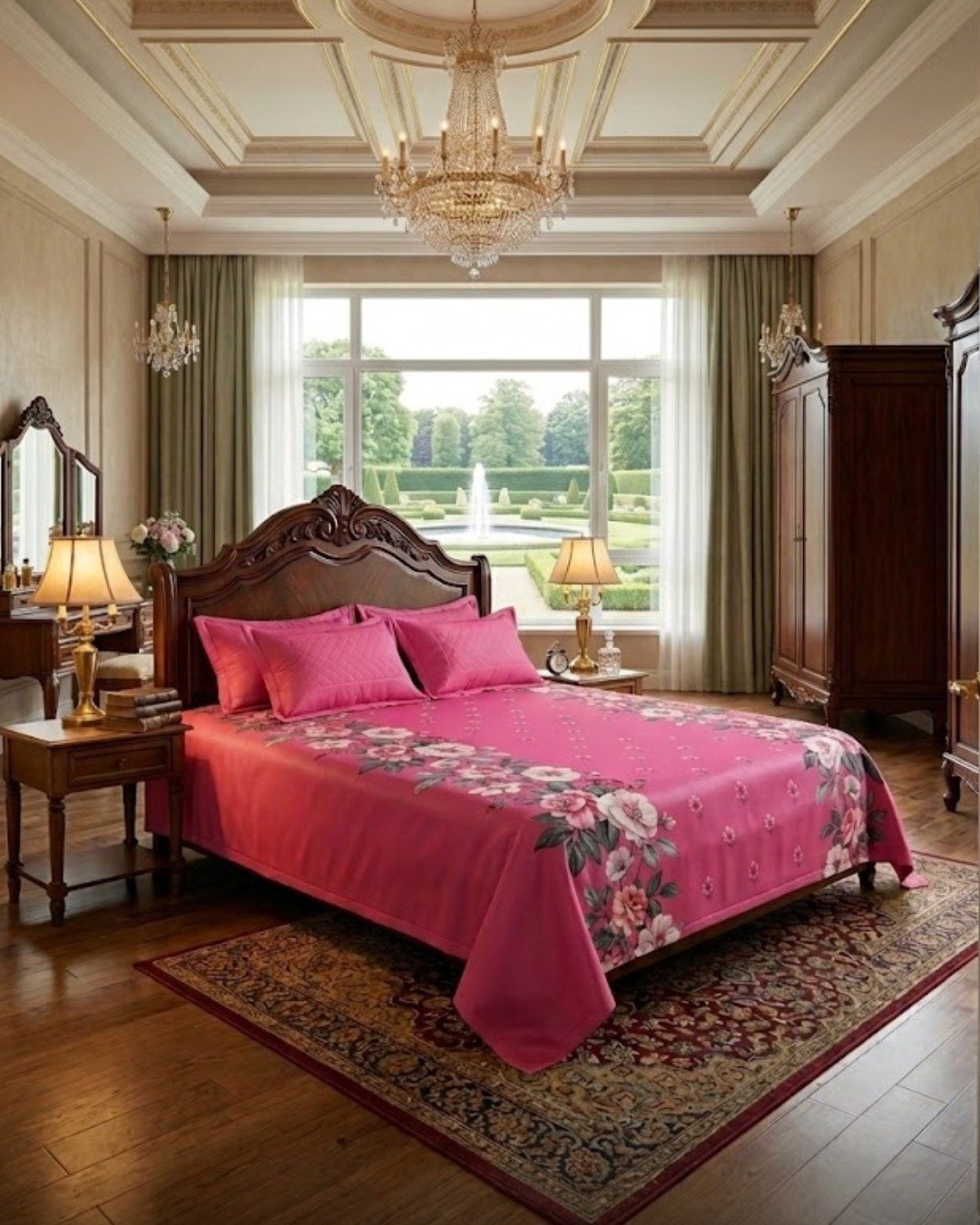 Nidrani Floral Trail Luxury Twill Bedsheet