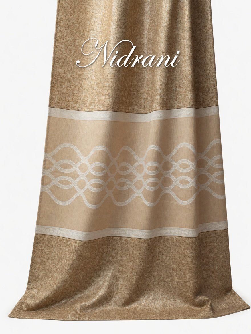 Nidrani Interlock Wave Cute Curtain